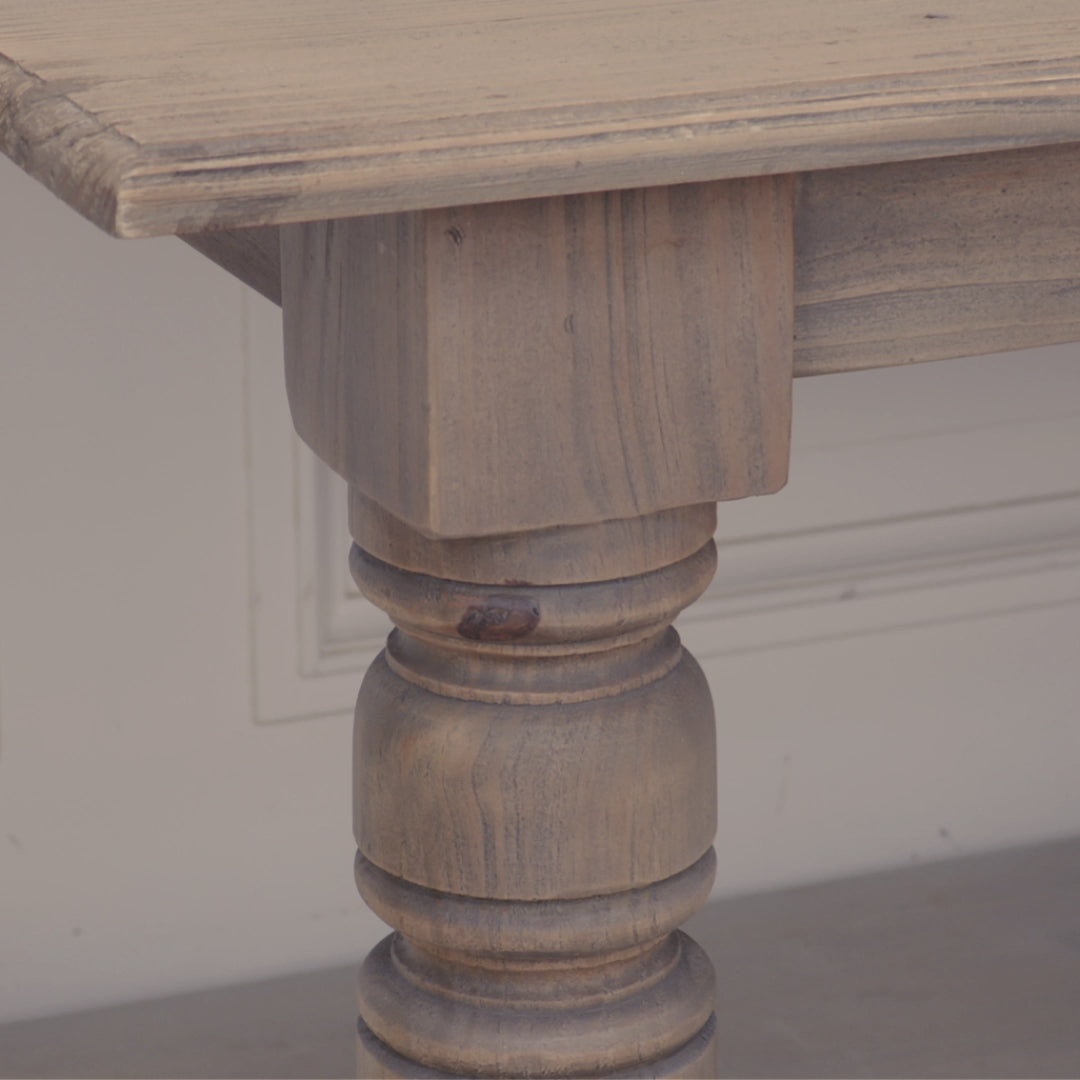 Aveline Extra Large 300cm Rustic Pine Wood Dining Table
